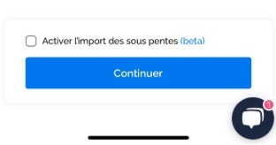 bouton continuer