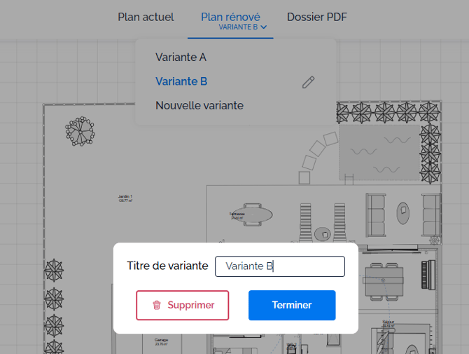 renommer une variante